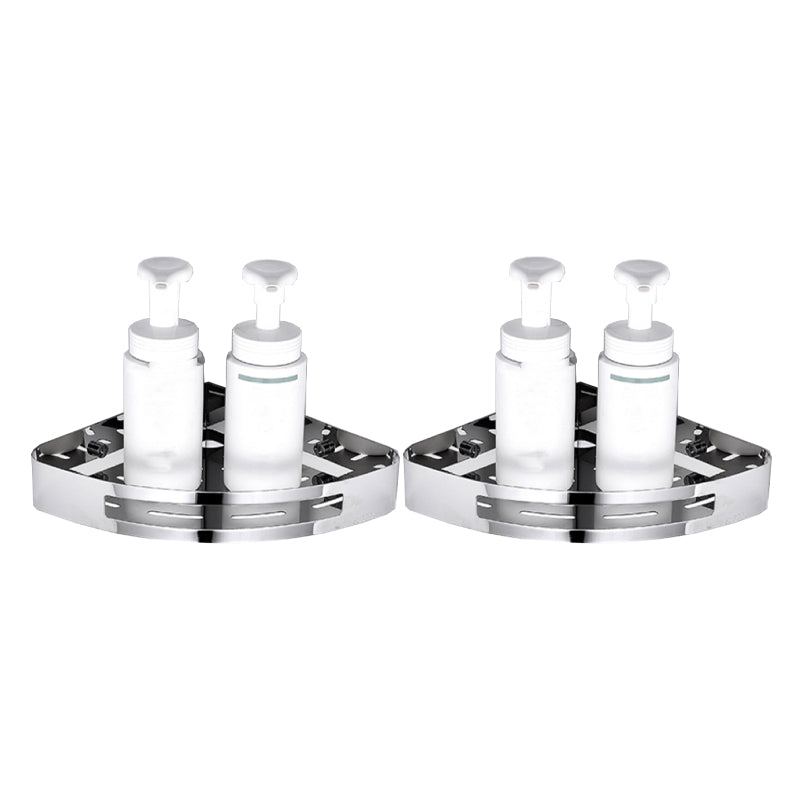 BowLift | Modern Bathroom Hardware Set Silver Bathroom Shelf Bathroom Hardware Set
