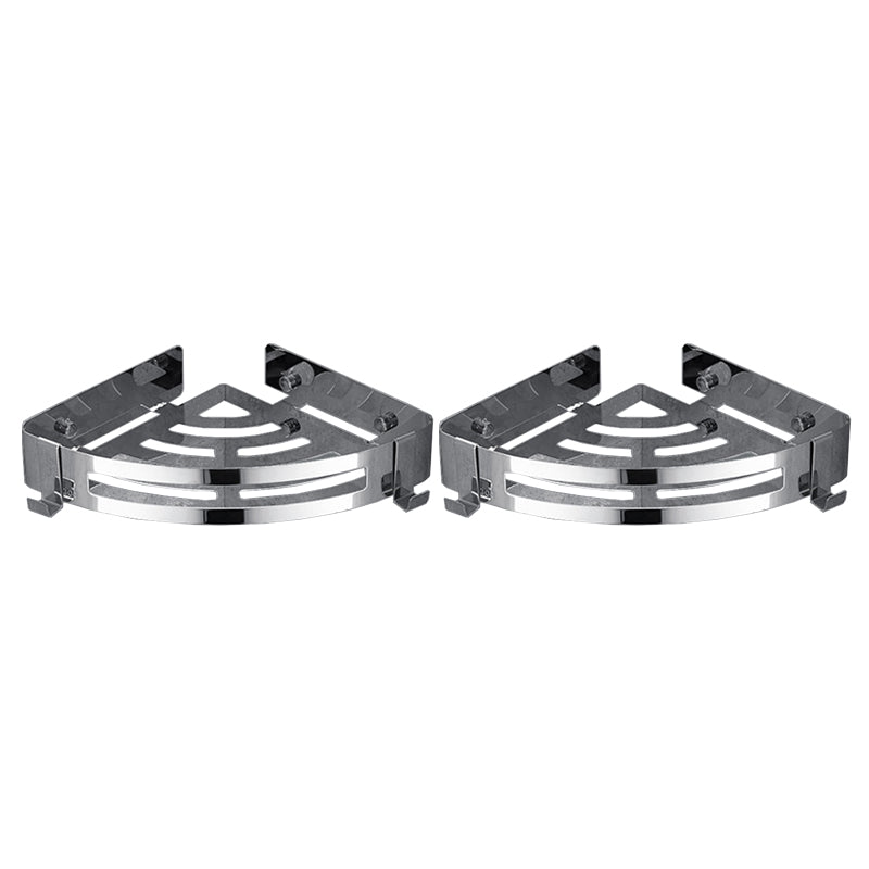 BowLift | Modern Bathroom Hardware Set Silver Bathroom Shelf Bathroom Hardware Set