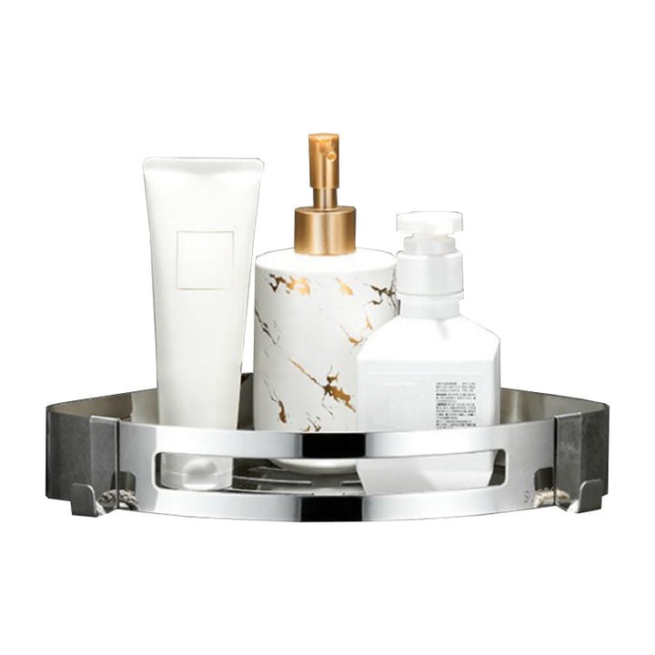 BowLift | Modern Bathroom Hardware Set Silver Bathroom Shelf Bathroom Hardware Set