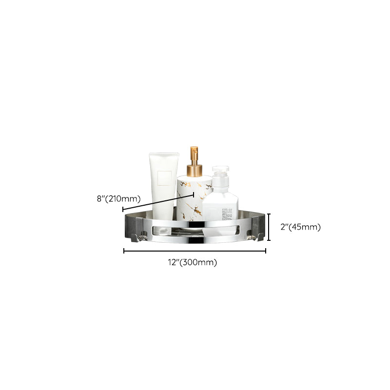 BowLift | Modern Bathroom Hardware Set Silver Bathroom Shelf Bathroom Hardware Set