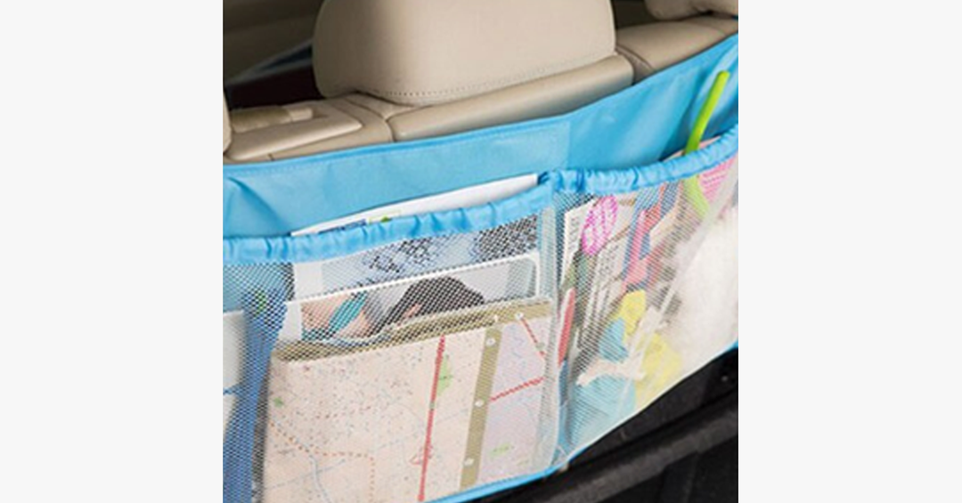 BowLift | Multi-Section Car Backseat Organizer – Keeps Your Car Clean!