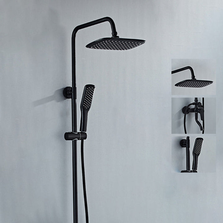 BowLift | Modern adjustable water flow shower faucet shower arm shower system on the wall