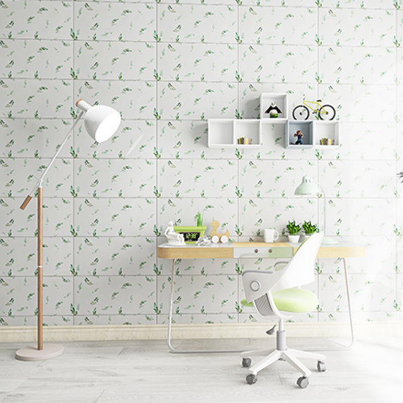 BowLift | Modern rectangular Peel and Stick backsplash tile PVC wallpaper