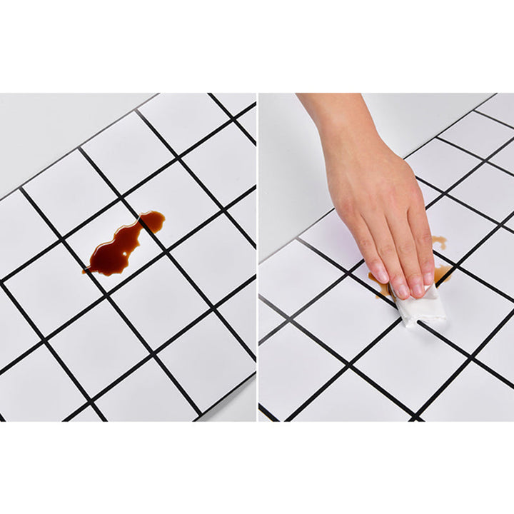 BowLift | Modern rectangular Peel and Stick backsplash tile PVC wallpaper