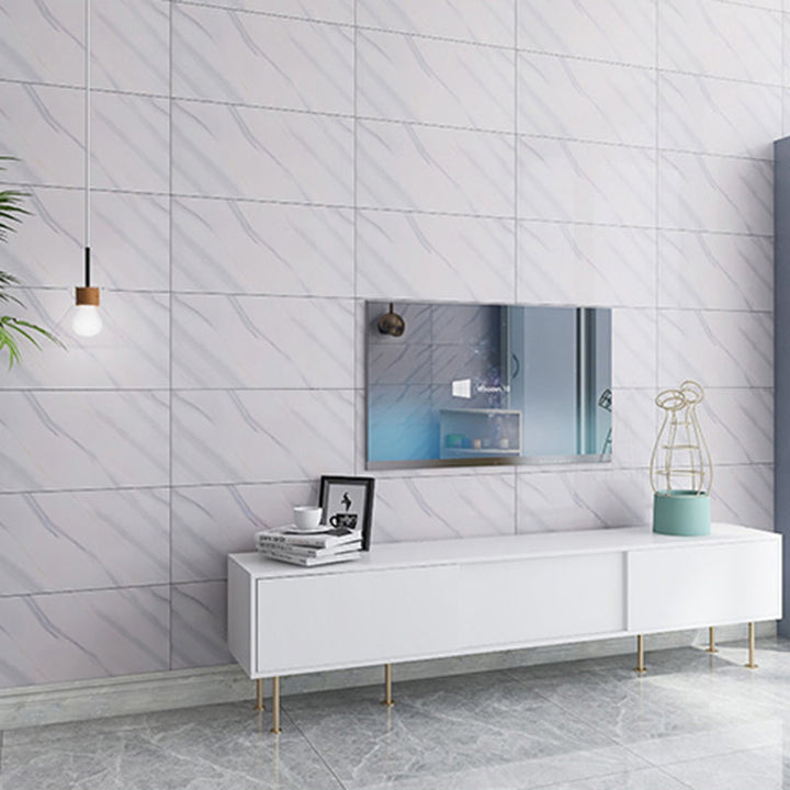 BowLift | Modern rectangular Peel and Stick backsplash tile PVC wallpaper