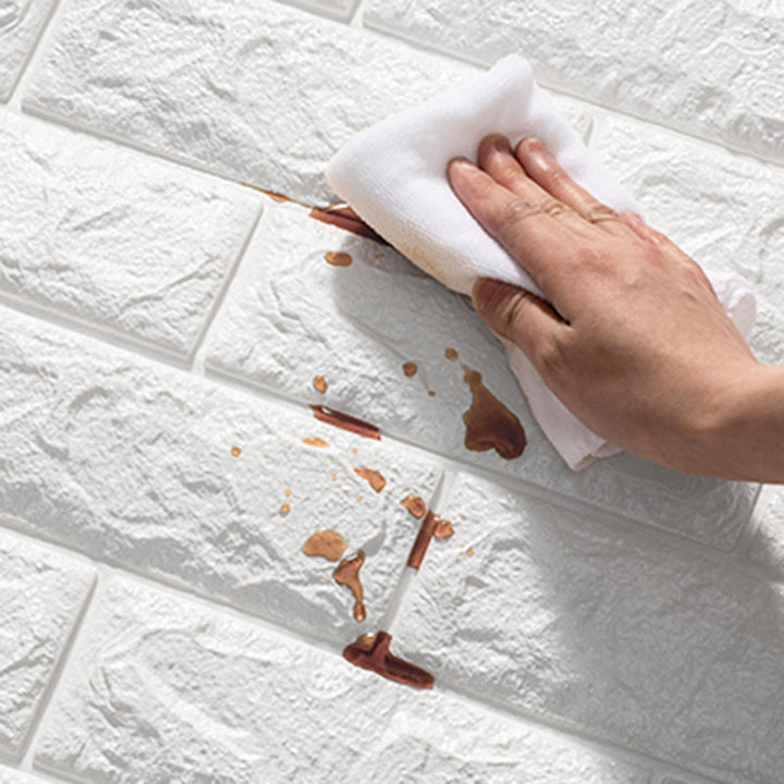 BowLift | Modern Wall Tile PVC 3D Embossing Self-Adhesive Waterproof Interior Wall Panel