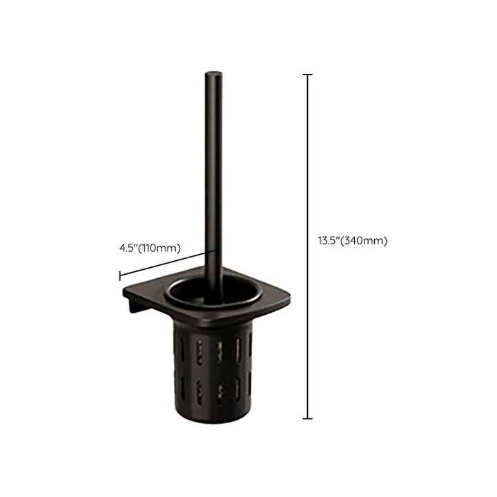 BowLift | Chrome/Black Classic Bathroom Accessory Set Modern Bath Shelf/Towel Bar & Paper Holder