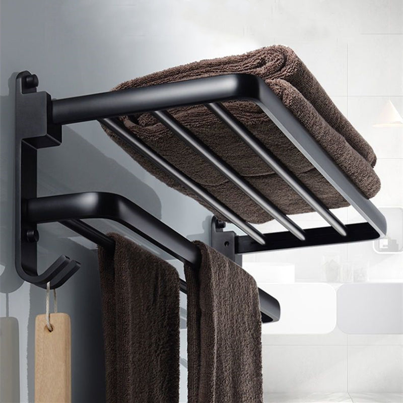 BowLift | Modern Bathroom Accessories Set Towel Holder Black Soap Dish Bath Accessories Set