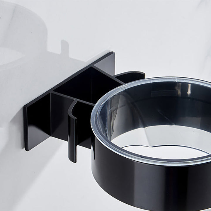 BowLift | Modern Bathroom Accessories Set Towel Holder Black Soap Dish Bath Accessories Set