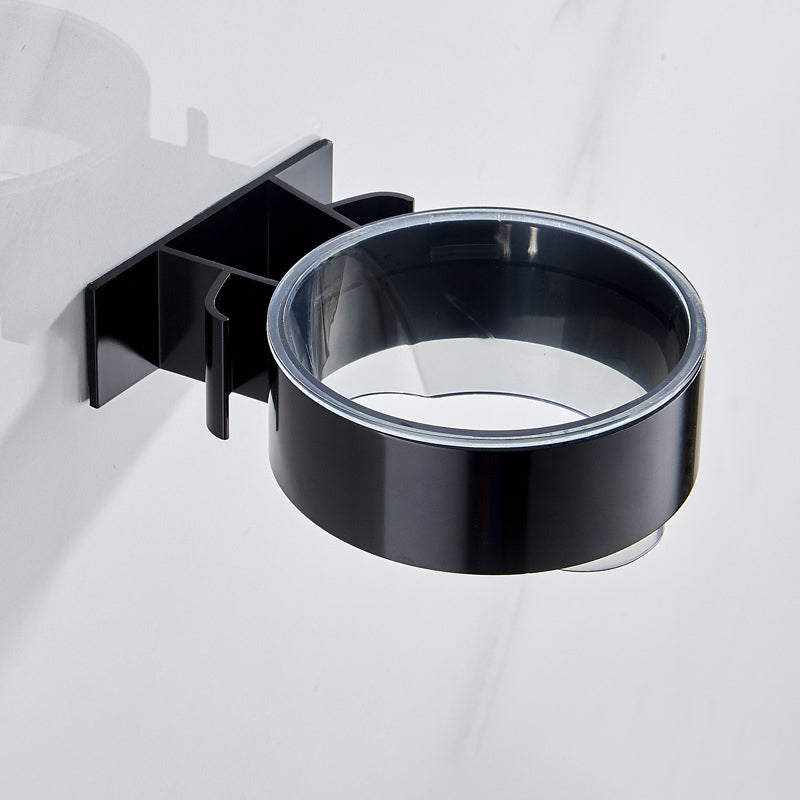 BowLift | Modern Bathroom Accessories Set Towel Holder Black Soap Dish Bath Accessories Set