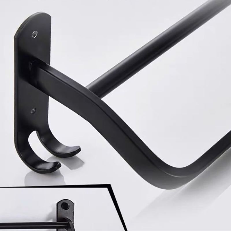 BowLift | Modern Bathroom Accessories Set Towel Holder Black Soap Dish Bath Accessories Set