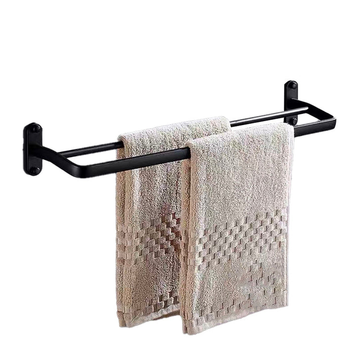 BowLift | Modern Bathroom Accessories Set Towel Holder Black Soap Dish Bath Accessories Set