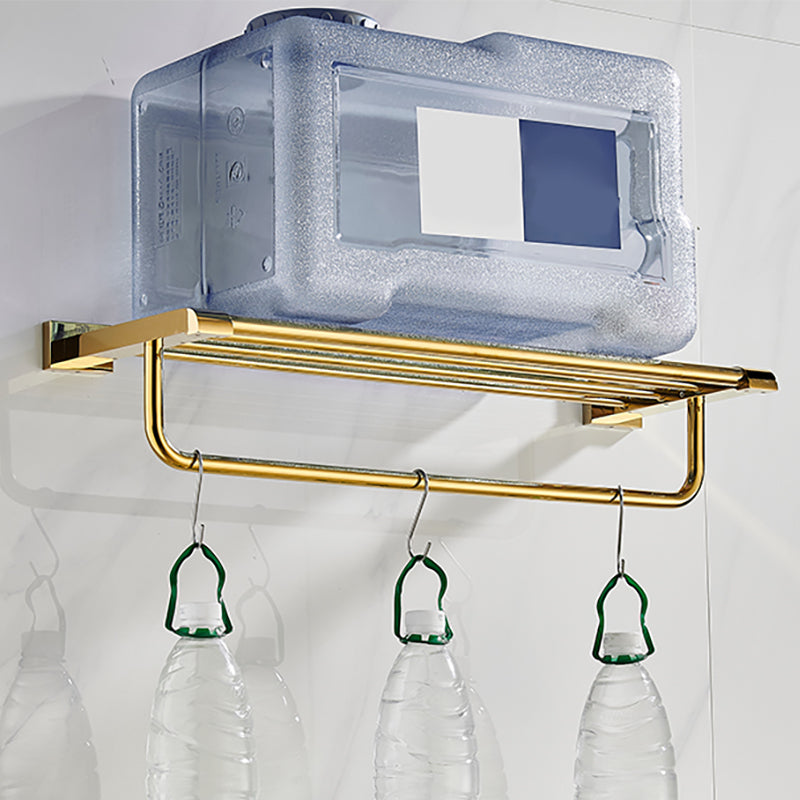 BowLift | Modern Towel Bar Bathroom Hardware Set Bathroom Shelf Gold Bathroom Accessories Set