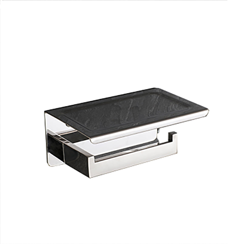 BowLift | Modern Bathroom Element Set Paper Holder Gray Towel Bar Bathroom Accessory Set
