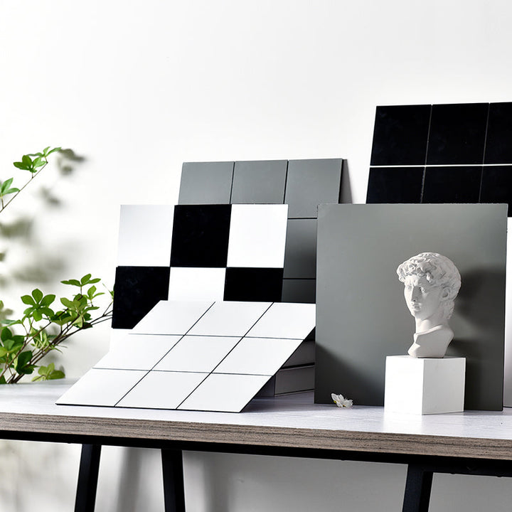 BowLift | Modern Peel-and-Stick Tiles Vinyl Field Tile Square 5-Pack Peel & Stick Field Tile