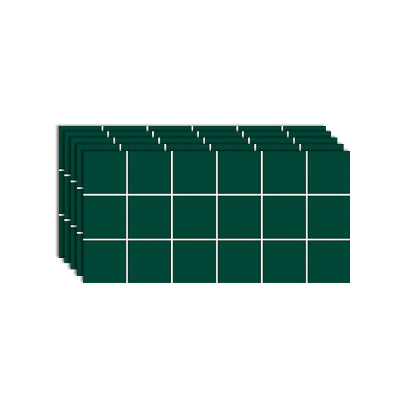 BowLift | Modern Peel & Stick Field Tiles Plastic Rectangular Grid 5-Pack Wallpaper for the Kitchen