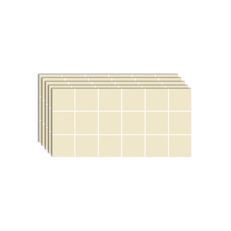 BowLift | Modern Peel & Stick Field Tiles Plastic Rectangular Grid 5-Pack Wallpaper for the Kitchen