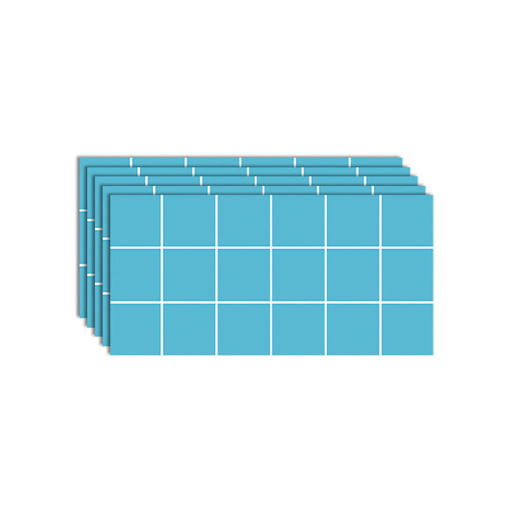 BowLift | Modern Peel & Stick Field Tiles Plastic Rectangular Grid 5-Pack Wallpaper for the Kitchen