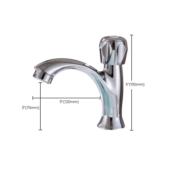 BowLift | Modern Vessel Faucet Stainless Steel Low Arc Sink Faucet