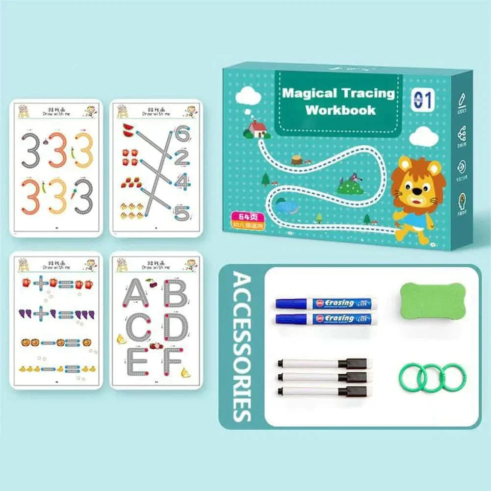 BowLift | MagicBook – Creative learning book for children to promote alphabet, numbers, and shapes without a screen
