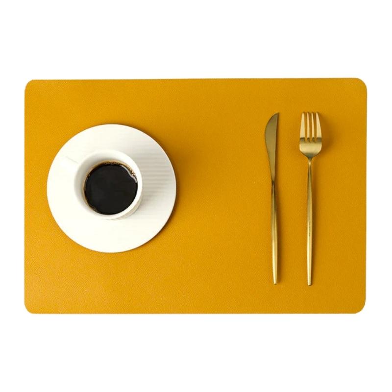 BowLift | Modern rectangular waterproof PU leather placemats