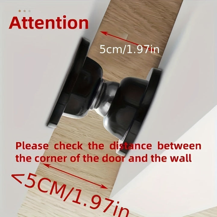 Magnetic door stopper without drilling | Bowlift
