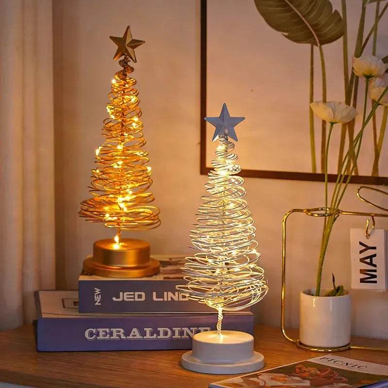 BowLift | Spiral LED Light Christmas Tree Decoration Night Light Ornaments