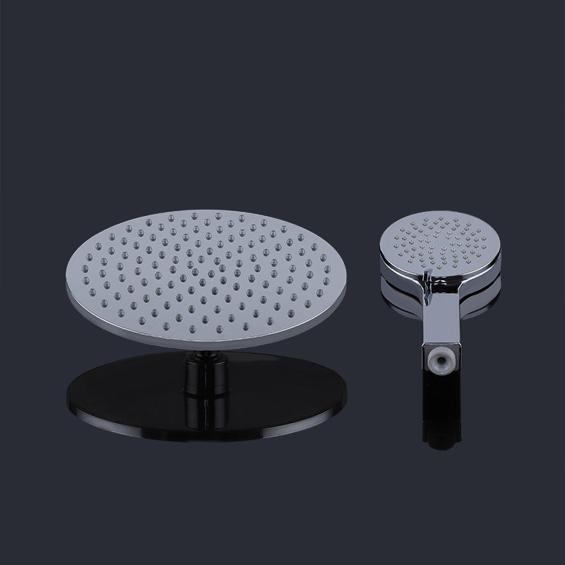 BowLift | Contemporary Rainfall Shower Head Combo Round Single Spray Shower Combo