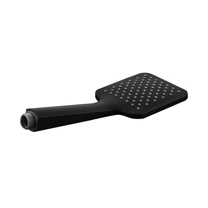 BowLift | Modern square matte black shower head rainfall shower head combo
