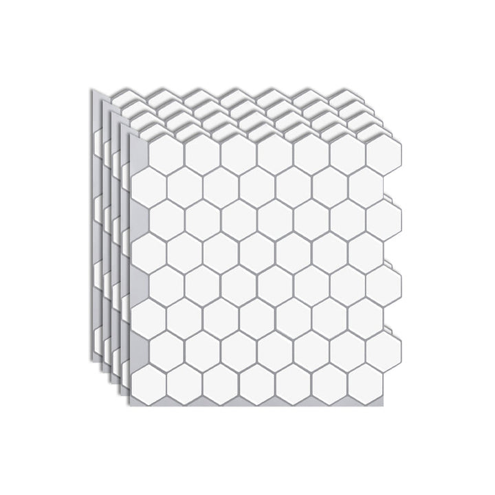 BowLift | Hexagon Wall Tile Fat Resistant Steel and Kitchen Paper Wallpaper
