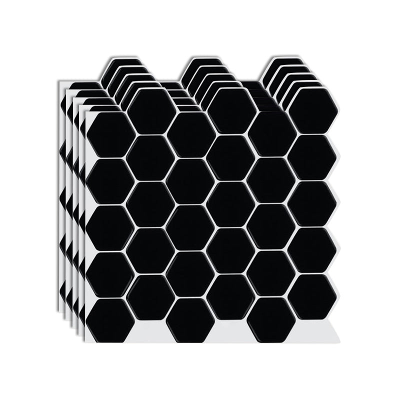 BowLift | Hexagon Wall Tile Fat Resistant Steel and Kitchen Paper Wallpaper