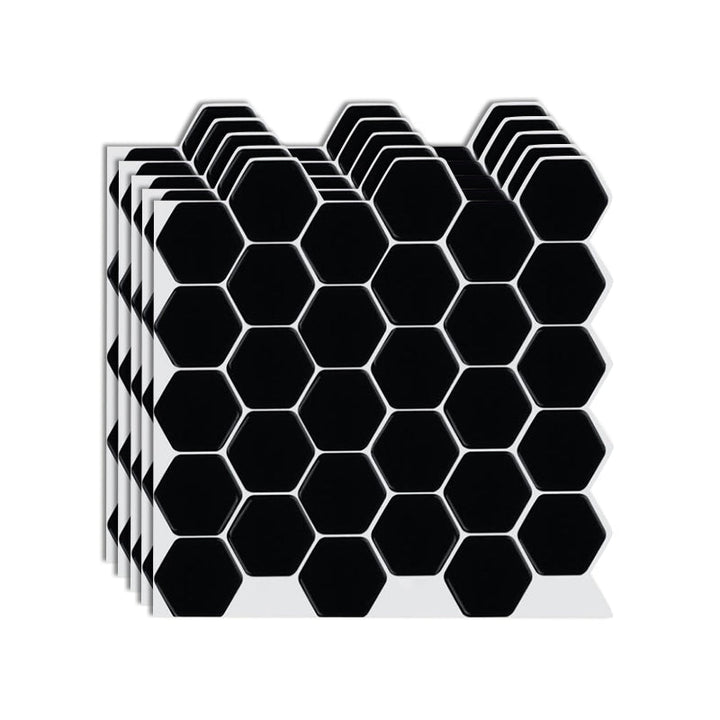BowLift | Hexagon Wall Tile Fat Resistant Steel and Kitchen Paper Wallpaper