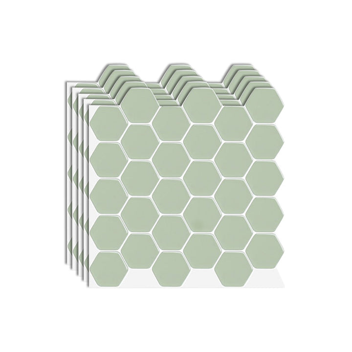 BowLift | Hexagon Wall Tile Fat-Resistant Steel and Kitchen Paper Wallpaper