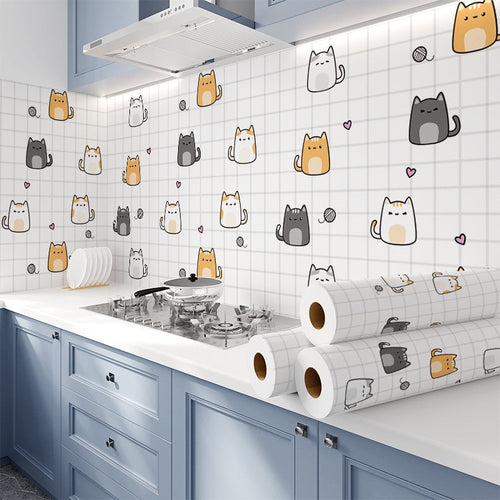 BowLift | Modern Peel & Stick Mosaic Tiles Plastic Grid Peel and Stick Back Wall for the Kitchen