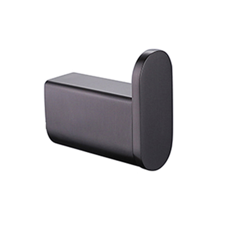 BowLift | Dark gray modern bathroom accessory set stainless steel bathroom accessory set