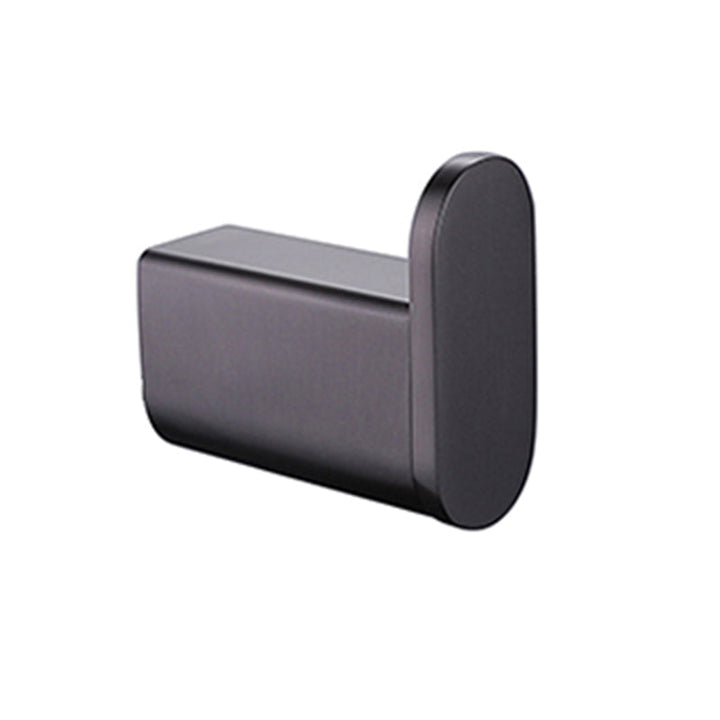 BowLift | Dark gray modern bathroom accessory set stainless steel bathroom accessory set