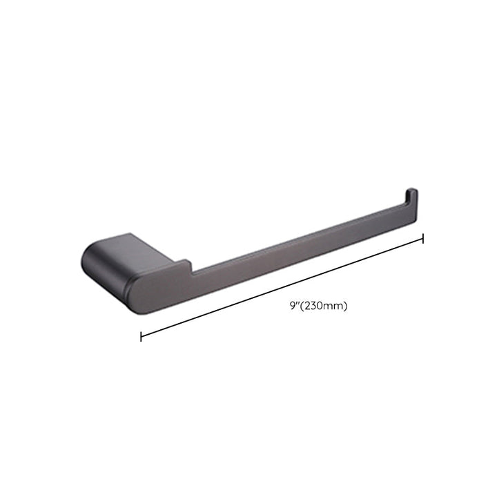 BowLift | Dark gray modern bathroom accessory set stainless steel bathroom accessory set