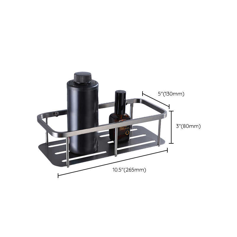 BowLift | Dark gray modern bathroom accessory set stainless steel bathroom accessory set