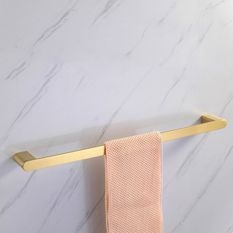 BowLift | Modern Bathroom Hardware Set Gold Towel Bar Bath Hardware Set
