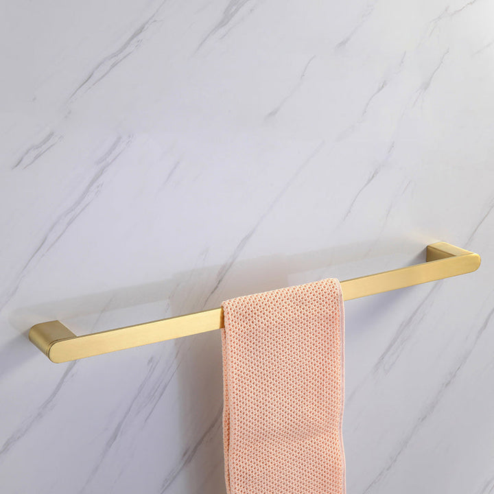 BowLift | Modern Bathroom Hardware Set Gold Towel Bar Bath Hardware Set