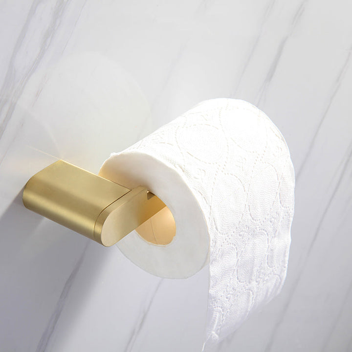 BowLift | Modern Bathroom Hardware Set Gold Towel Bar Bath Hardware Set