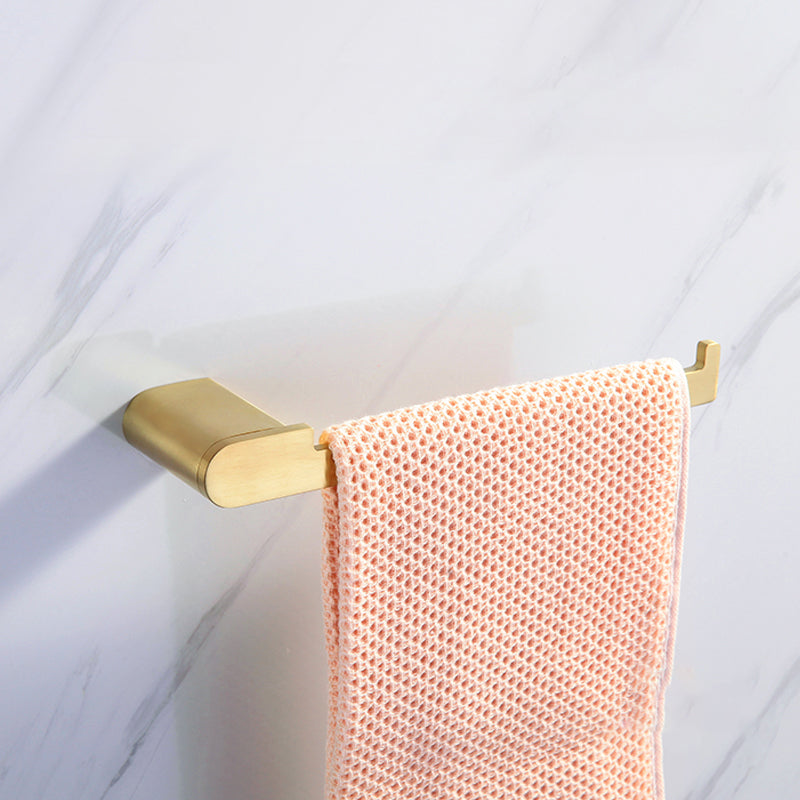 BowLift | Modern Bathroom Hardware Set Gold Towel Bar Bath Hardware Set