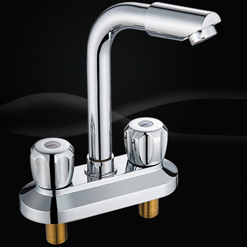 BowLift | 2-Handle Modern Vessel Sink Faucet Three-Way Bathroom Faucet