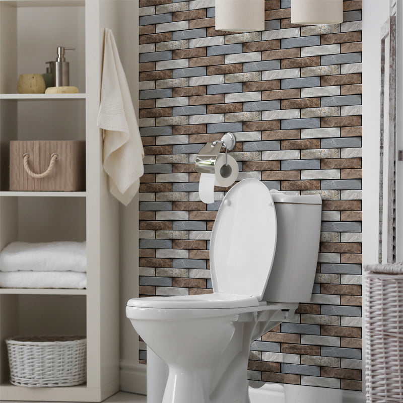 BowLift | Modern PVC Field Tile/Single Tile Rectangular Peel and Stick Back Wall Tile