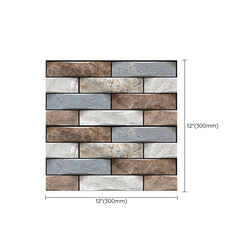 BowLift | Modern PVC Field Tile/Single Tile Rectangular Peel and Stick Back Wall Tile