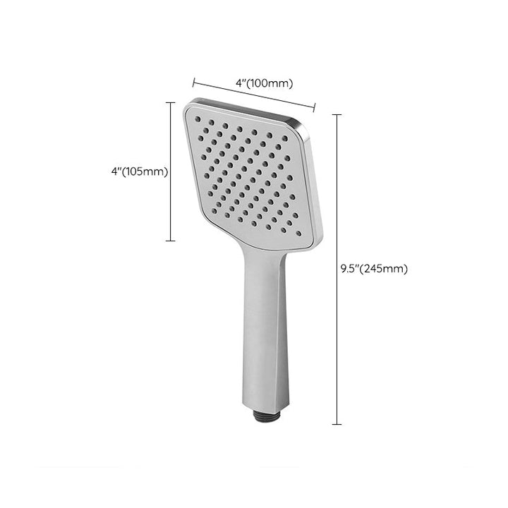 BowLift | Chrome Square Shower Head Combination Wall Mounted and Ceiling Mounted Handheld Shower