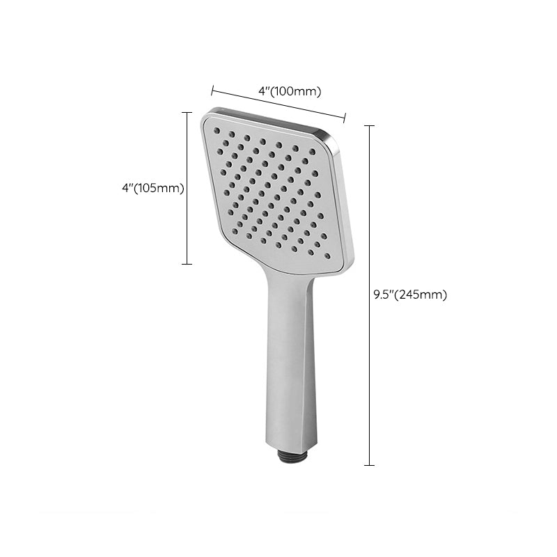 BowLift | Chrome Square Shower Head Combination Wall Mounted and Ceiling Mounted Hand Shower