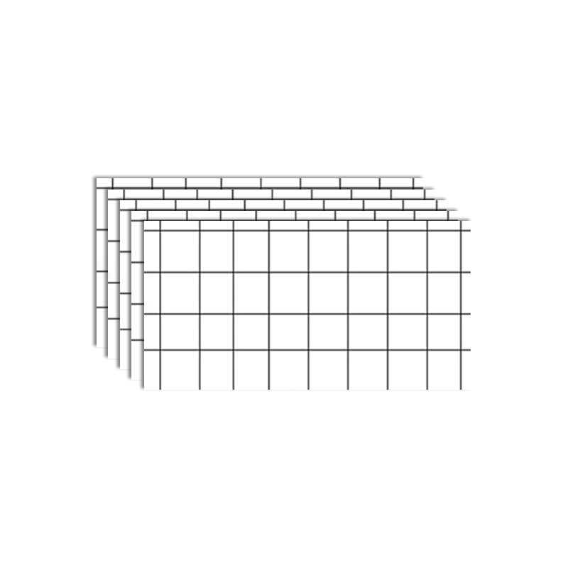 BowLift | Rectangular Peel and Stick Back Wall Tile Modern Tile-Peel & Stick