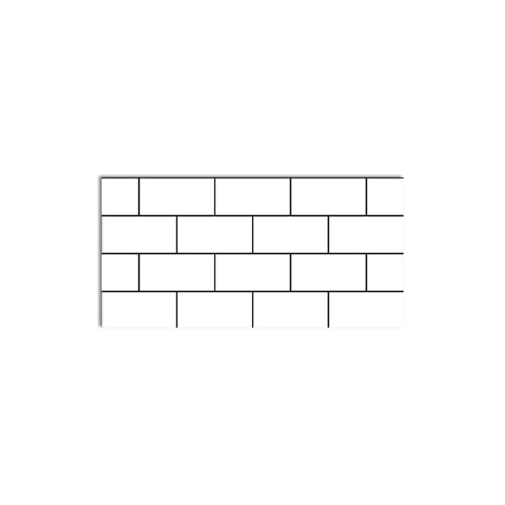 BowLift | PVC Peel and Stick Wall Tile Modern Peel & Stick Mosaic Tile