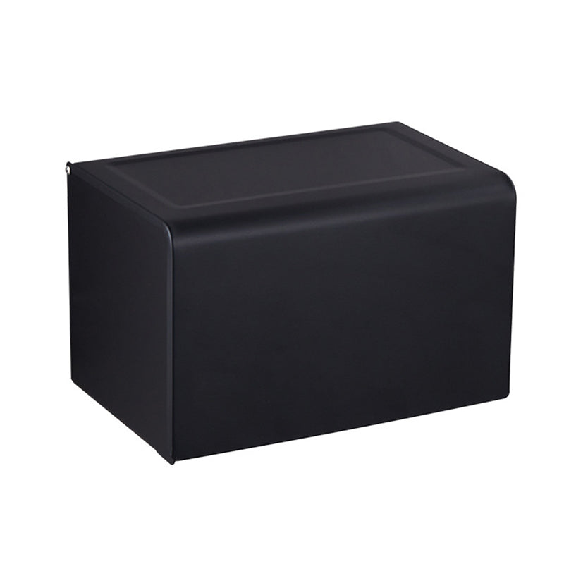 BowLift | Modern Bathroom Accessory Set Matte Black/Grey Bathroom Shelf/Towel Holder & Paper Holder